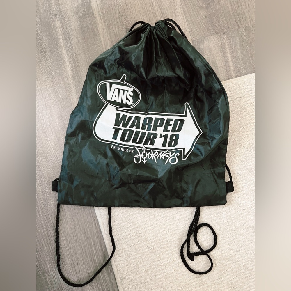Vans Warped Tour 2018 Drawstring Bag